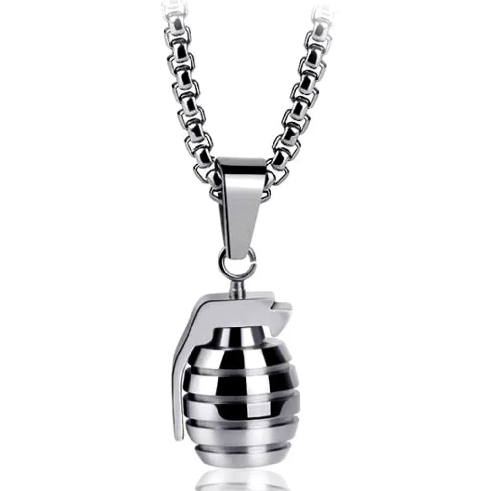 ❤️Custom Unique Hand Grenades Necklace , N90201P115